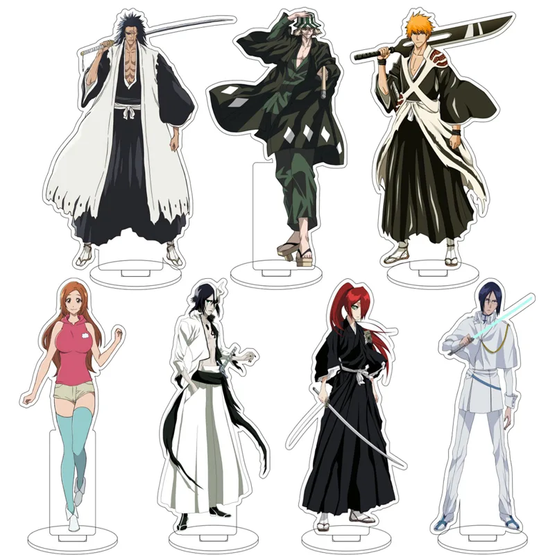 Figma Stand Set - 16CM Anime BLEACH Kurosaki Ichigo Hitsugaya