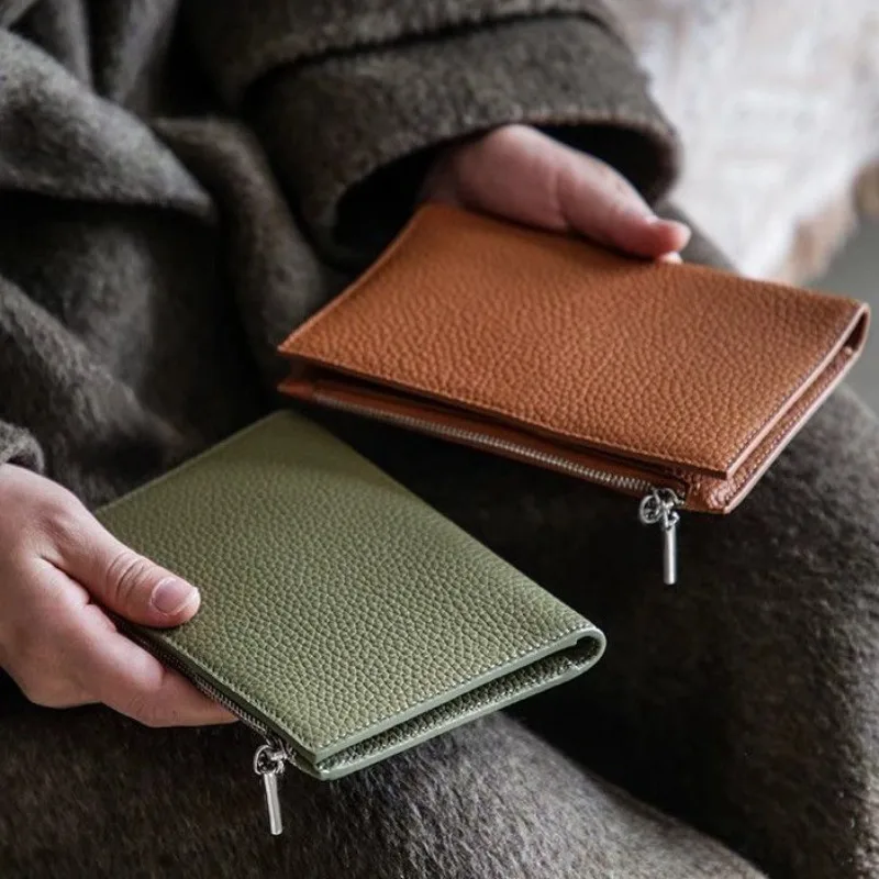 Card Top Loader - Leder-Reisepasshülle, wasserdicht, für Reisen, Kreditkarten, Geldbörse,