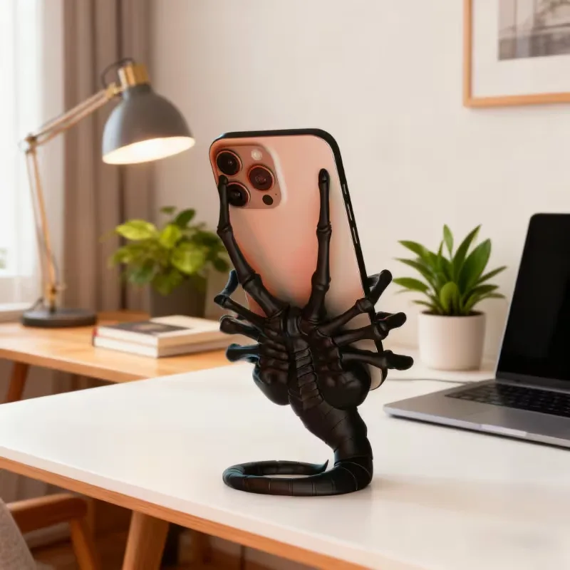 Action Figure Stand - Kreativer Alien Facehugger Handyständer, Alien Actionfigur