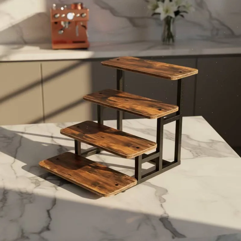 Display Risers Set - 4-stufiger Cupcake-Ständer für den Tisch mit