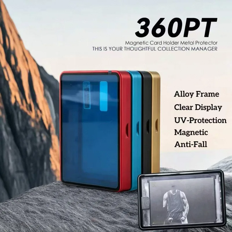 Graded Card Display - Magnetische Kartenpräsentationsbox aus Aluminiumlegierung für 360PT