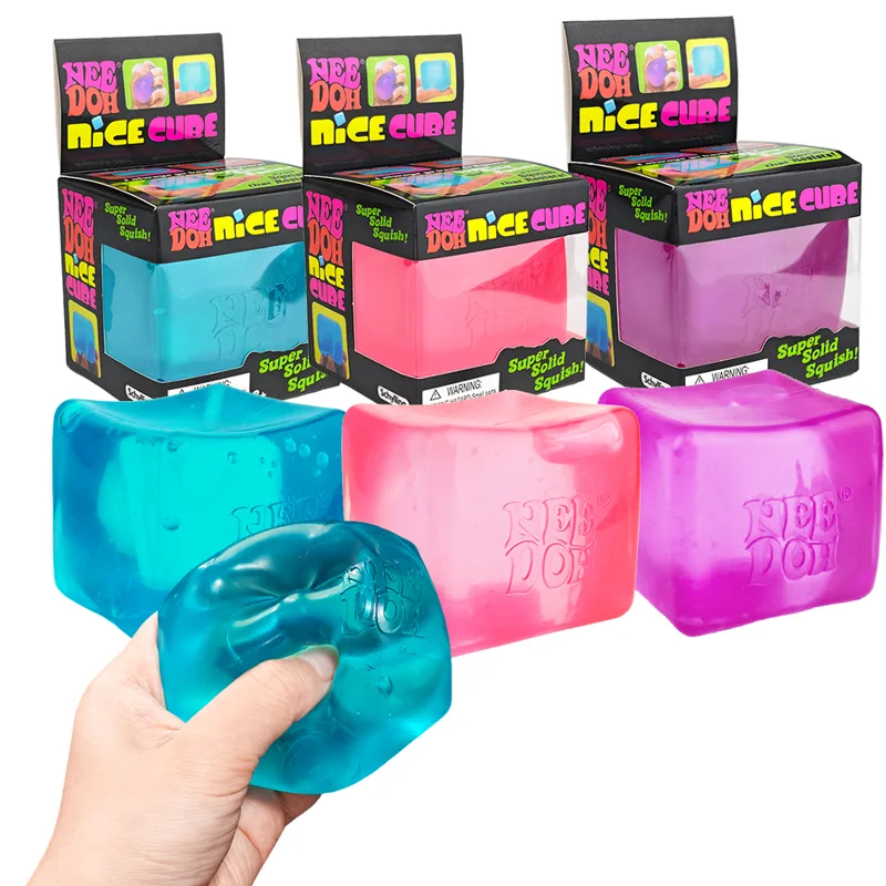 Fidget Cube Original - Schylling Needoh Nice Cube Sensorischer Stressabbau-Würfel,