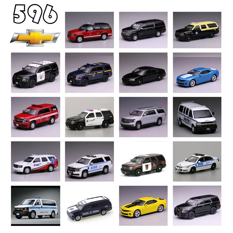 Die Cast Car 1 64 - 596 1/64 Chevrolet Impala River Feuerwehr
