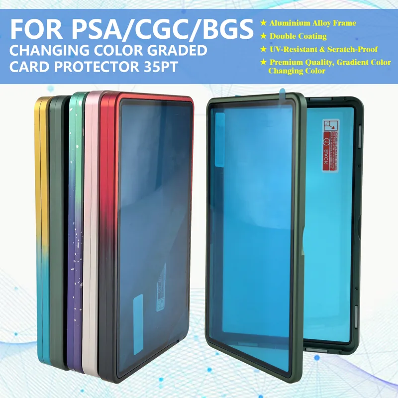 Graded Card Display - Farbverlauf Aluminiumlegierung Graded Card Schutzhülle für