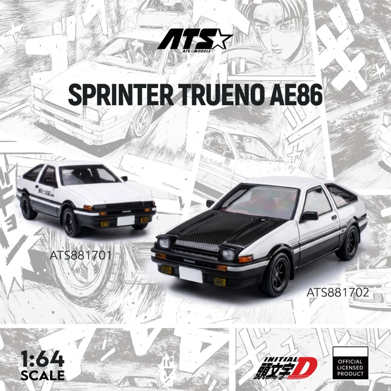 Die Cast Car 1 64 - *Vorverkauf* ATS 1:64 Sprinter Trueno AE86