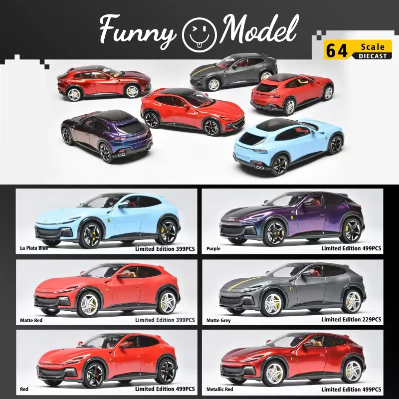 Die Cast Car 1 64 - Auf Lager Verfügbar Lustiges 1:64 Purosangue