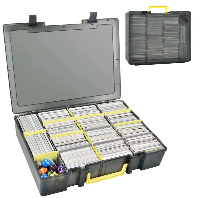 Pokemon Binder Card - Transparente Sammelkarten-Aufbewahrungsbox für 2300+ Karten, Organizer
