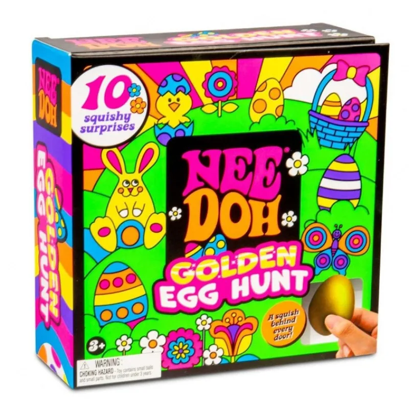 Mystery Box Blind Bag - Goldenes Ei Schatzsuche Squishy, Oster-Quetsch-Pop-It Mini