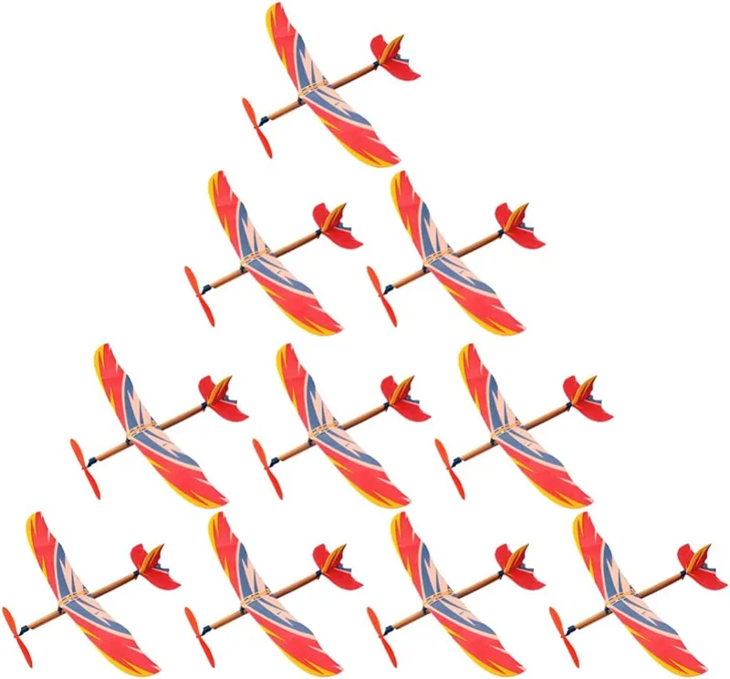 Model Airplane Plastic - 5/10Pcs Gummiband Angetrieben Flugzeug Modell Segelflugzeuge