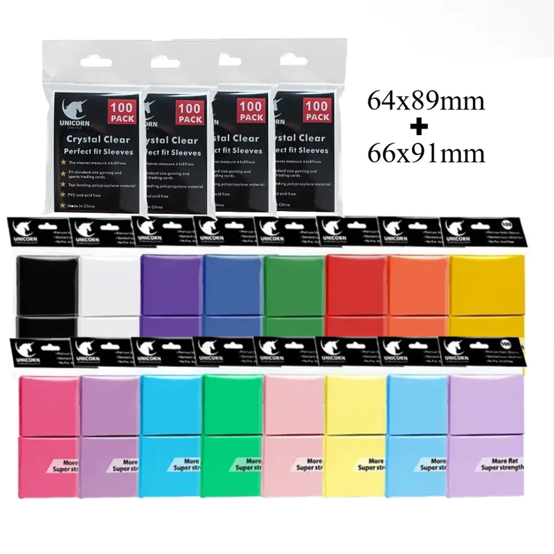 Card Penny Sleeve - 200PCS Kartenhüllen Sammelkarten Doppelschicht Matt Standardgröße