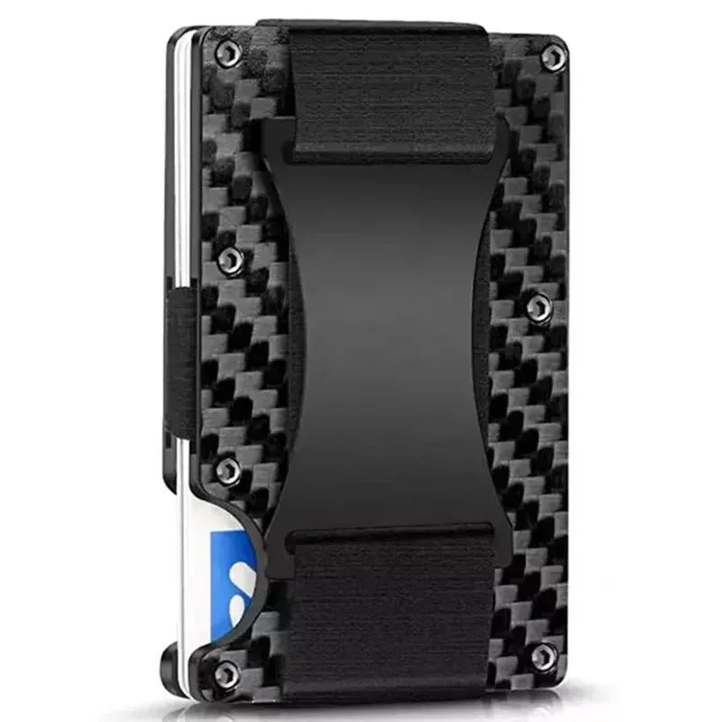 Card Top Loader - Rfid Visitenkarte Halter Carbon Faser Karte