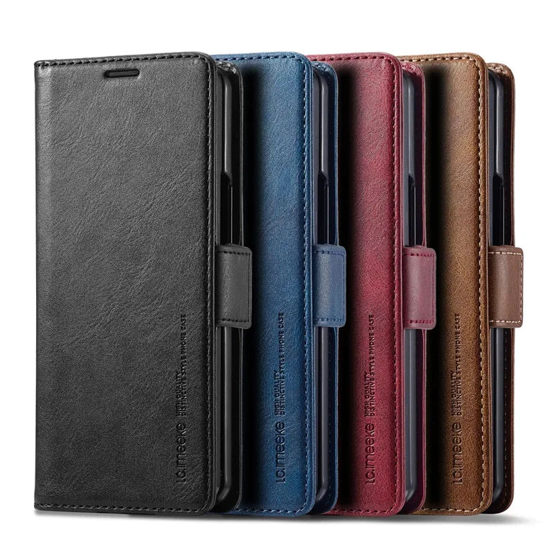 Card Top Loader - Leder-Brieftaschen-Handyhülle für Samsung Galaxy Z Fold