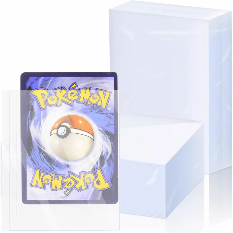 Card Penny Sleeve - 200 Stück Penny-Kartenhüllen, transparente Sammelkarten-Schutzhüllen für