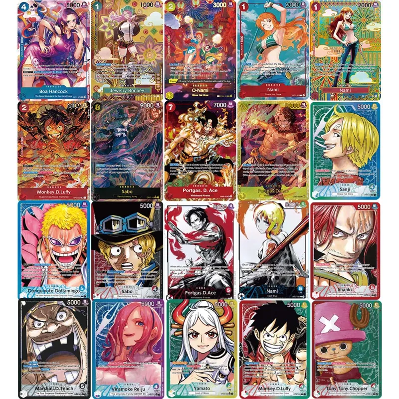Graded Card Display - Anime One Piece Proxy Collection Card