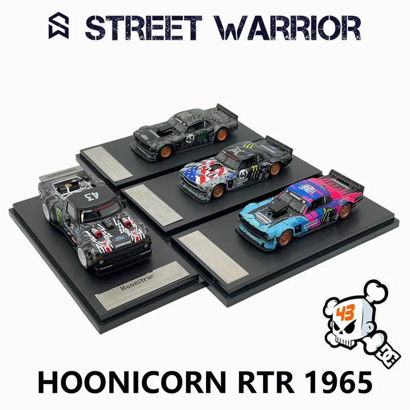Die Cast Car 1 64 - Street Warrior 1:64 1965 Mustang Hoonicorn