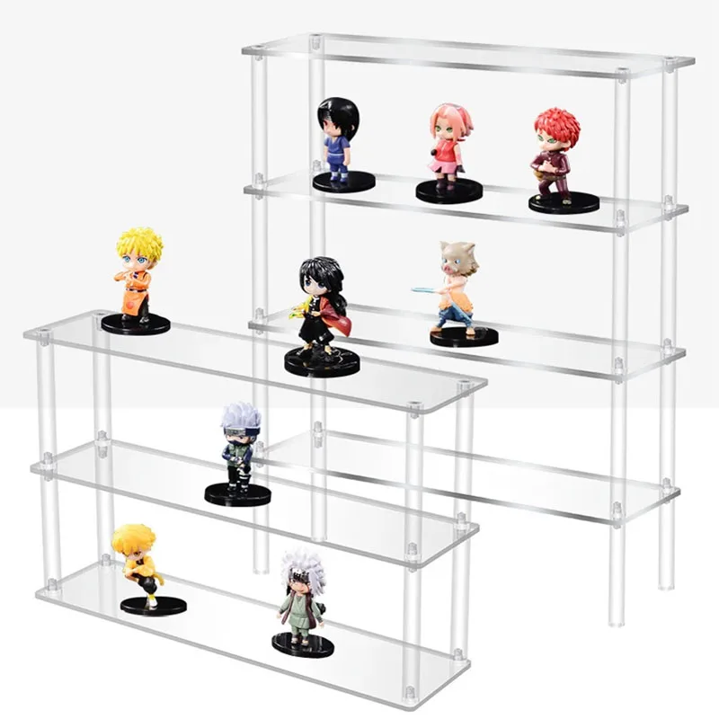 Display Risers Set - Klarer Acryl-Display-Riser-Ständer für Funko POP-Figuren, Cupcake,