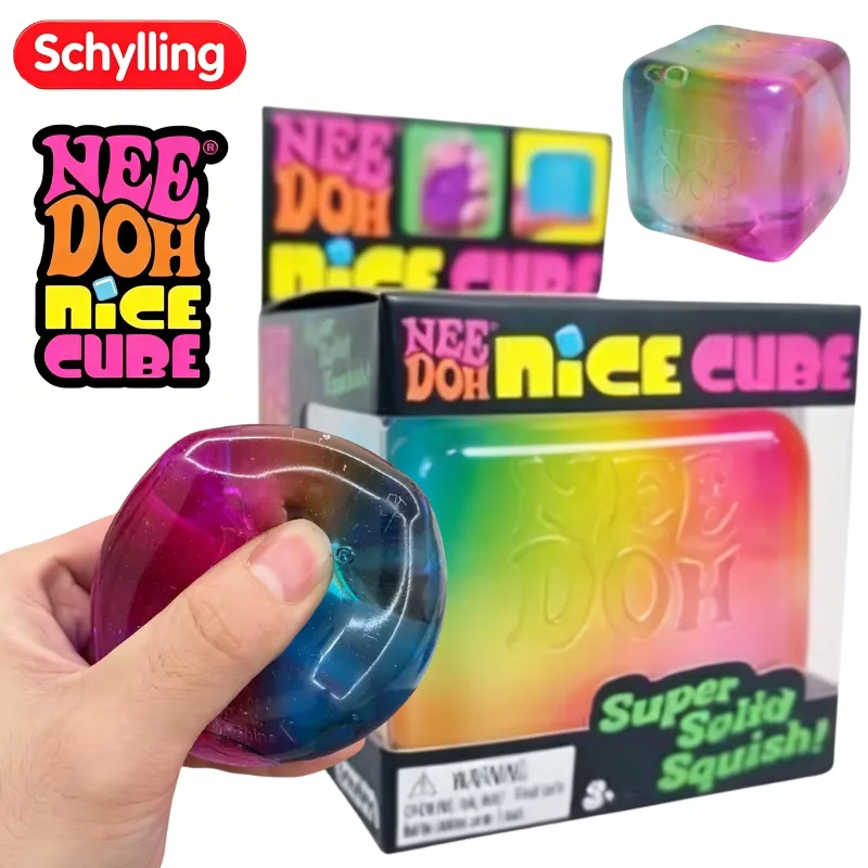 Fidget Cube Original - Schylling NeeDoh Regenbogen-Würfel Squishy Blind Box