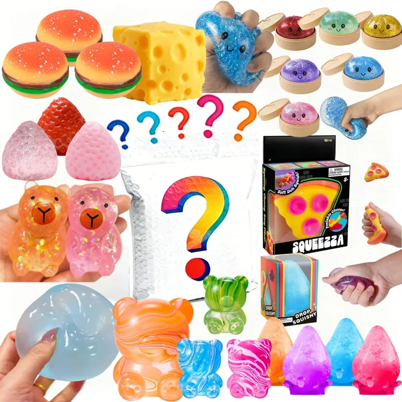 Mystery Box Blind Bag - Überraschungs-Blindbox: Butterförmiges Squishy-Spielzeug, Duftendes, Langsam Aufsteigendes