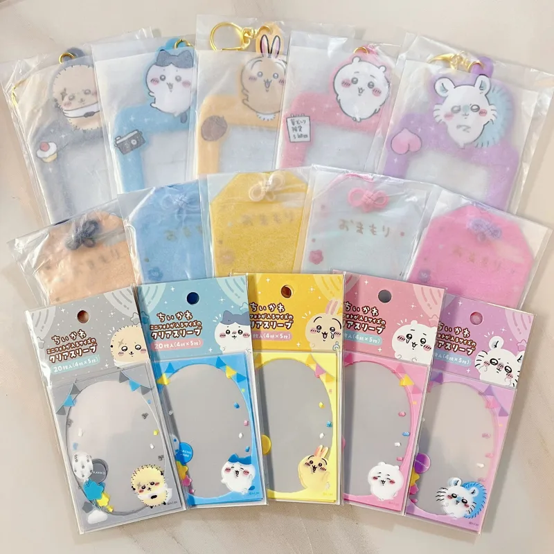 Card Penny Sleeve - Yiji Usagi Hachiware Momonga Kartenhüllen-Set, niedliche