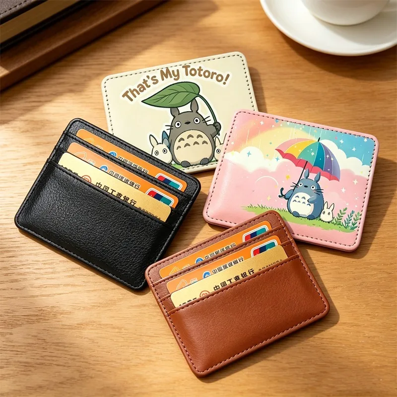 Card Top Loader - Totoro Niedlicher Schlanker Ausweis- und Bankkartenhalter