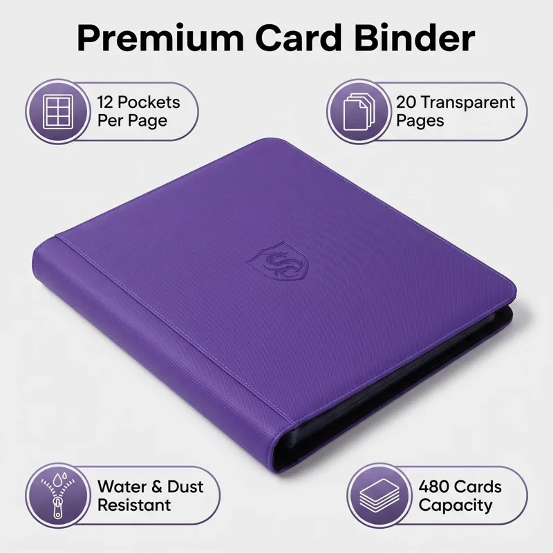 12-Fächer Premium-Kartenordner – Pokemon Binder Card Bewertung und Preis