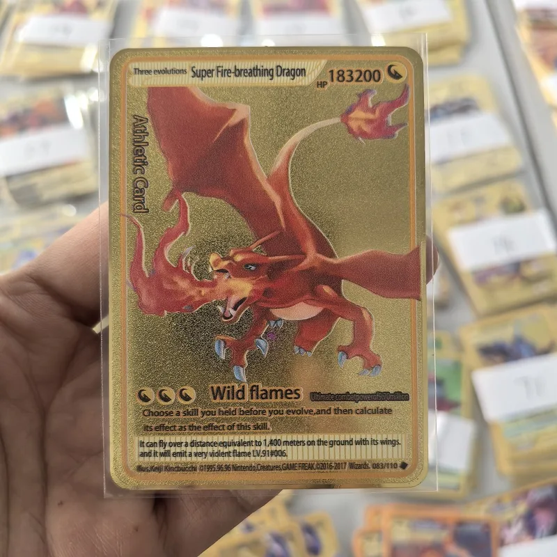 10000HP Charizard Vmax Pokemon – Pokemon Binder Card Bewertung und Preis