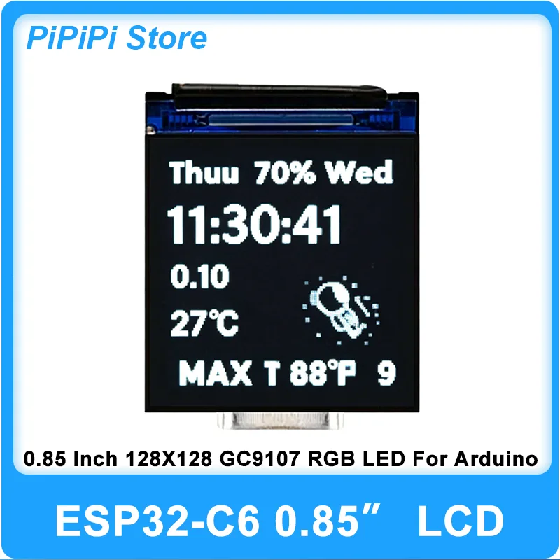 ESP32 C6 0,85 Zoll 128X128 IPS – Graded Card Display Bewertung und Preis