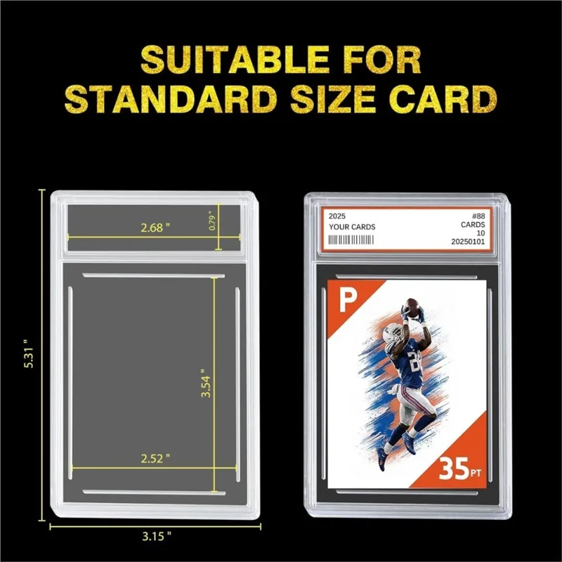 Acryl-Kartenhüllen mit Etikett – Graded Card Display Bewertung und Preis
