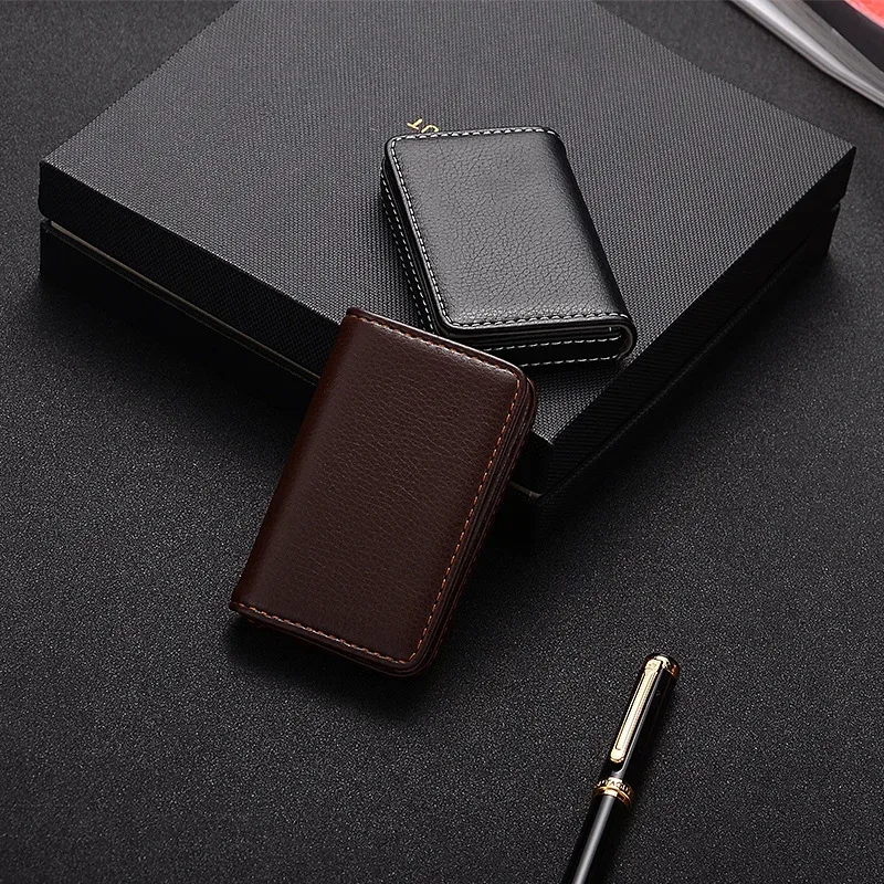 2026 PU-Leder Visitenkartenhal – Card Top Loader Bewertung und Preis