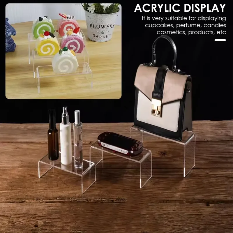 3/6/9/12 Stück Klarer Acryl-Au – Display Risers Set Bewertung und Preis