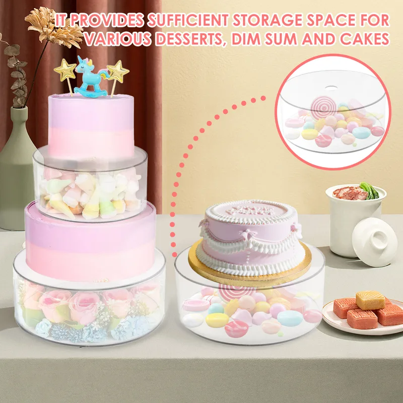 3/2Pcs Acryl Kuchen Display Bo – Display Risers Set Bewertung und Preis