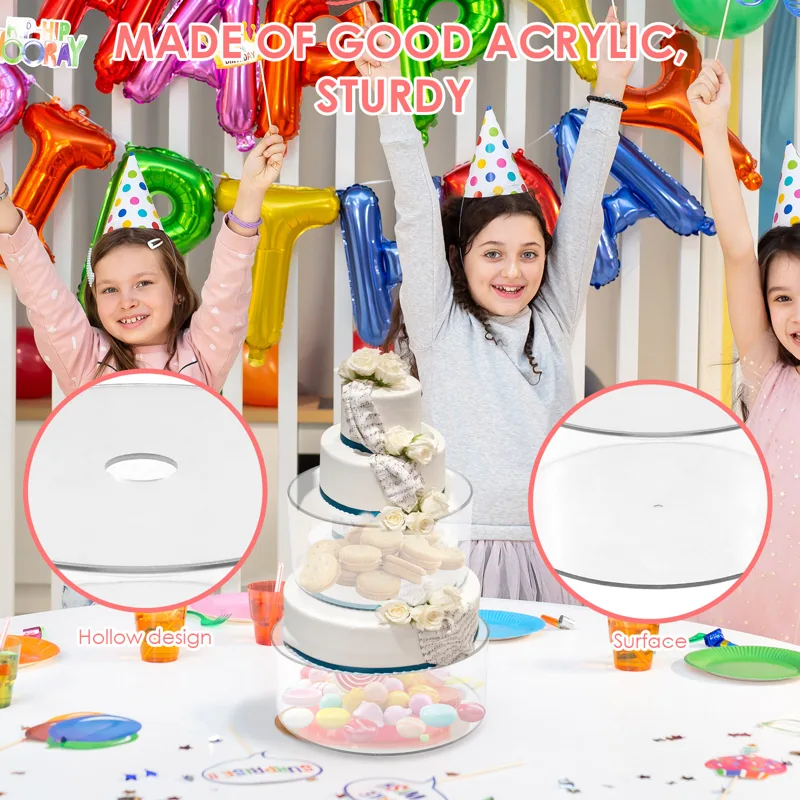 3/2Pcs Acryl Kuchen Display Bo – Display Risers Set Bewertung und Preis