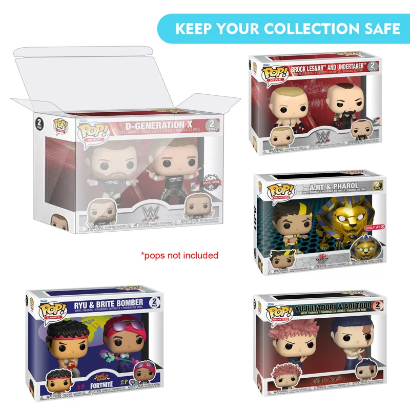HIGOPLAY 2-in-1-Packung Schutz – Funko Pop Protector Bewertung und Preis