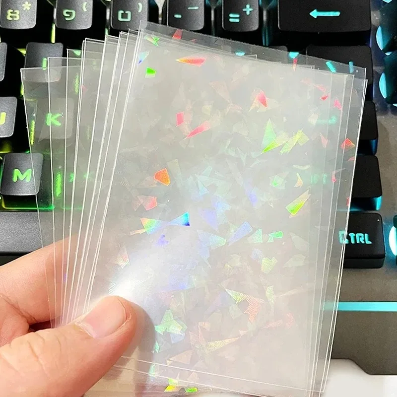 Regenbogen-Laser-Kartenhüllen  – Card Penny Sleeve Bewertung und Preis