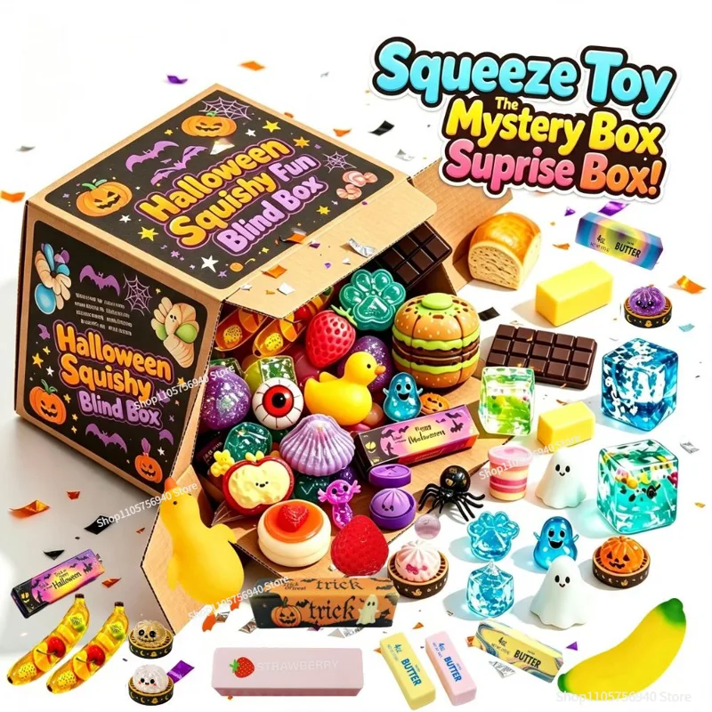 2026 Halloween Squishy Mystery – Mystery Box Blind Bag Bewertung und Preis