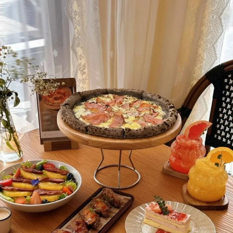 Pizza-Ständer im Retro-Design, – Display Risers Set Bewertung und Preis