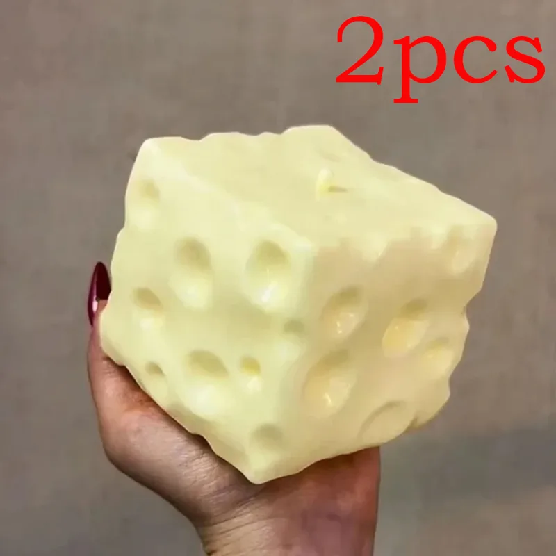 ◑ Jumbo Käse-Würfel Stressball – Fidget Cube Original Bewertung und Preis
