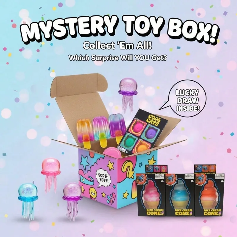 100+ Stück Sortierte Squishy-F – Mystery Box Blind Bag Bewertung und Preis