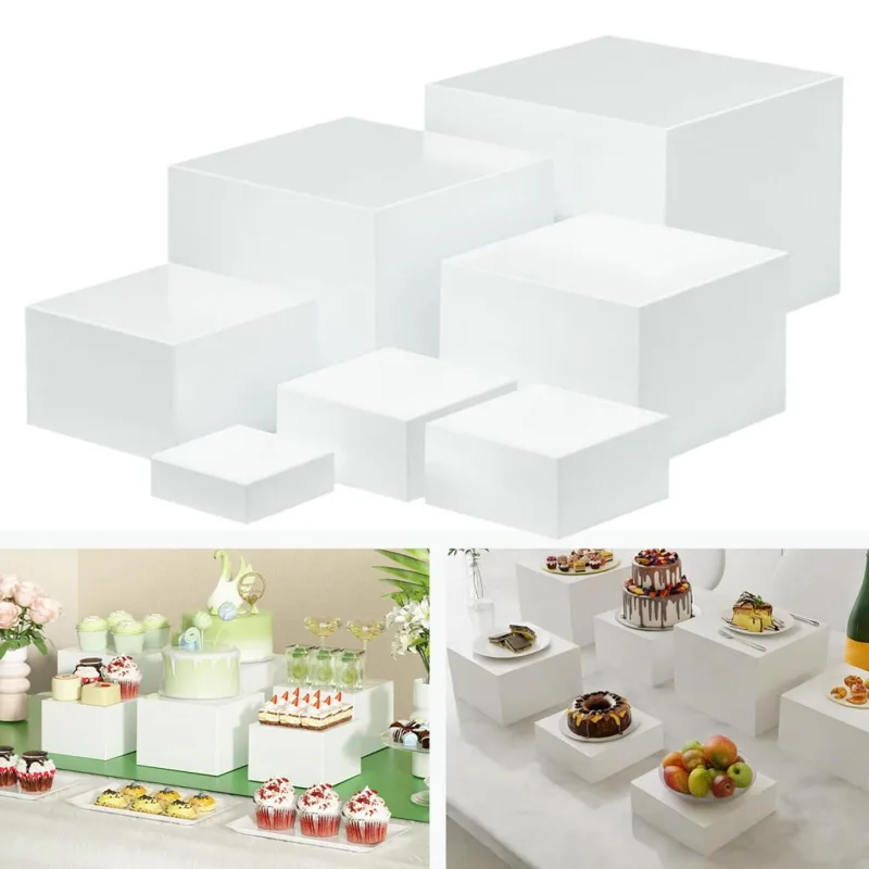 7-teilige Acryl-Würfel-Display – Display Risers Set Bewertung und Preis