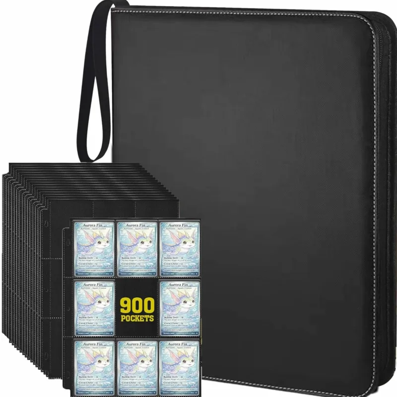 900-Fächer-Kartenalbum mit 50  – Card Penny Sleeve Bewertung und Preis