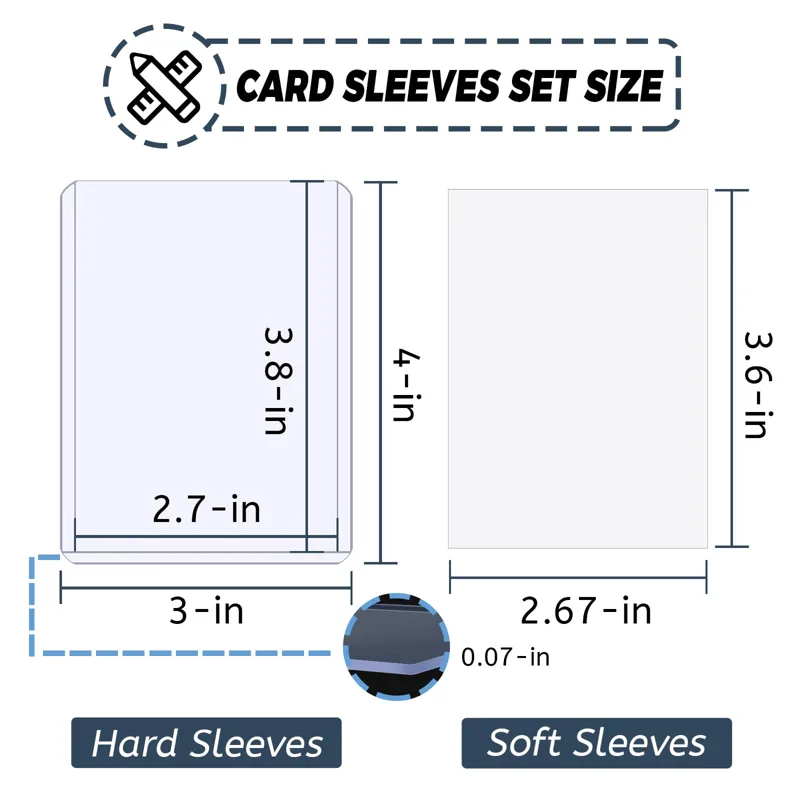 100–600 Stück Kartenhüllen, ha – Card Penny Sleeve Bewertung und Preis