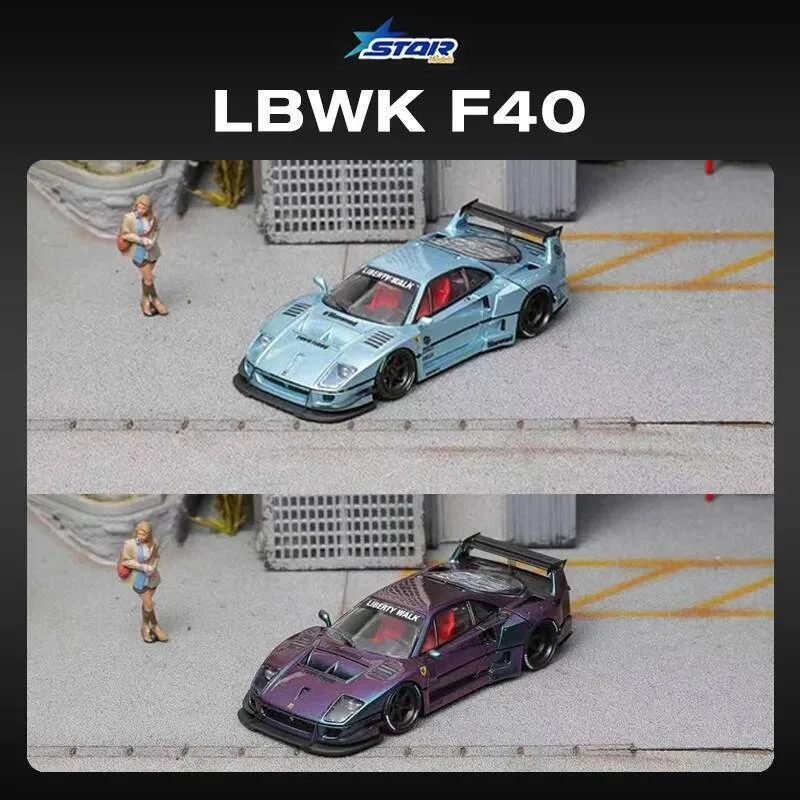 STAR 1:64 LBWK F40 Ice Blue Ma – Die Cast Car 1 64 Bewertung und Preis