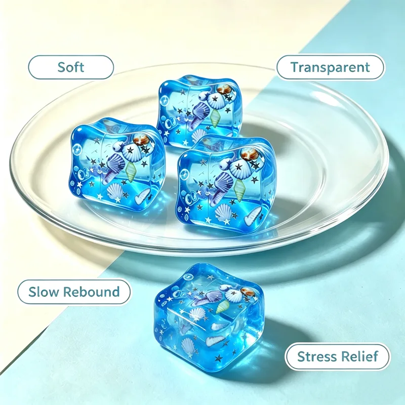 Ozeanmuschel-Squishy-Stressbäl – Fidget Cube Original Bewertung und Preis