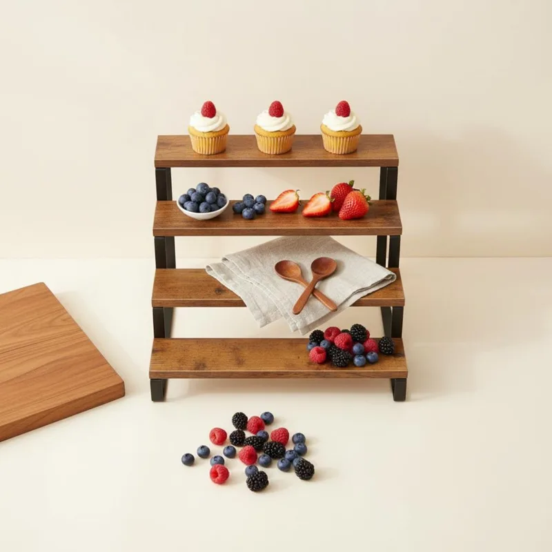 4-stufiger Präsentationsstände – Display Risers Set Bewertung und Preis